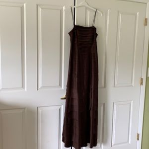 JS Collections Chocolate Brown Formal Gown